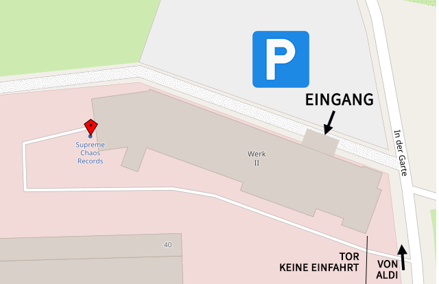Parking and entrance Parking and entrance